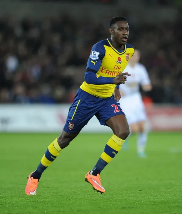 Framed Print : Danny Welbeck in Action: Swansea vs Arsenal, Premier League 2014-15 Framed Print : Danny Welbeck in Action: Swansea vs Arsenal, Premier League 2014-15