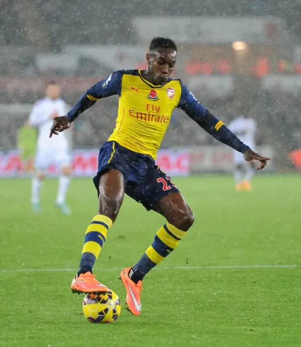 Framed Print : Danny Welbeck in Action: Swansea vs Arsenal, Premier League 2014-15 Framed Print : Danny Welbeck in Action: Swansea vs Arsenal, Premier League 2014-15