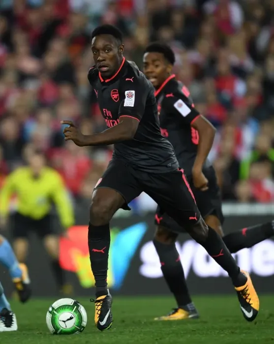 Framed Print : Danny Welbeck in Action: Sydney FC vs. Arsenal Pre-Season Friendly (2017)