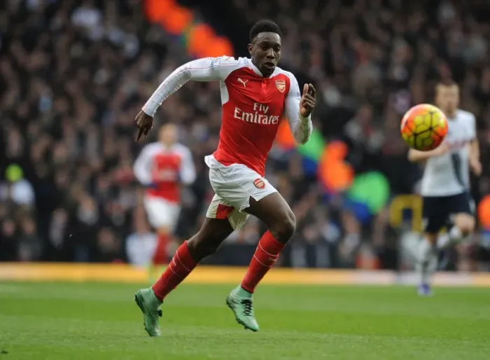 Framed Print : Danny Welbeck in Action: Tottenham vs. Arsenal, Premier League 2015-16 Framed Print : Danny Welbeck in Action: Tottenham vs. Arsenal, Premier League 2015-16