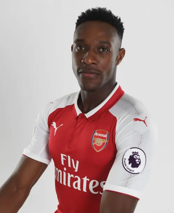 Framed Print : Danny Welbeck at Arsenal 2017-18 Team Photocall