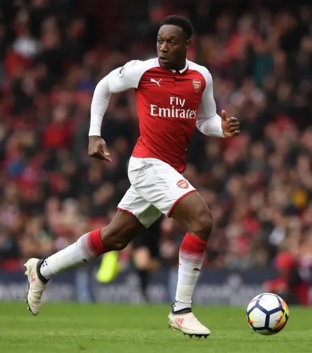 Framed Print : Danny Welbeck (Arsenal). Arsenal 3: 0 Stoke City. Premier League. Emirates Stadium, 1 / 4 / 18 Framed Print : Danny Welbeck (Arsenal). Arsenal 3: 0 Stoke City. Premier League. Emirates Stadium, 1 / 4 / 18