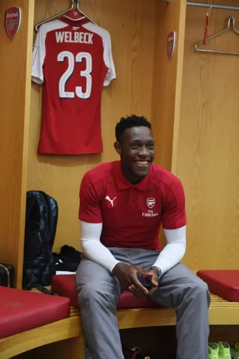 Framed Print : Danny Welbeck in Arsenal's Home Changing Room Before Arsenal v Sevilla FC - Emirates Cup 2017-18 Framed Print : Danny Welbeck in Arsenal's Home Changing Room Before Arsenal v Sevilla FC - Emirates Cup 2017-18