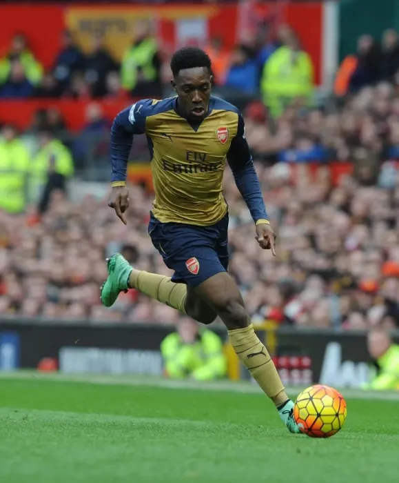 Framed Print : Danny Welbeck: Battle at Old Trafford - Premier League 2015 / 16 (Manchester United vs. Arsenal)