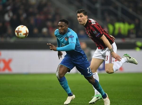 Danny Welbeck Dashes Past Alessio Romagnoli: Arsenal vs AC Milan, UEFA Europa League 2018