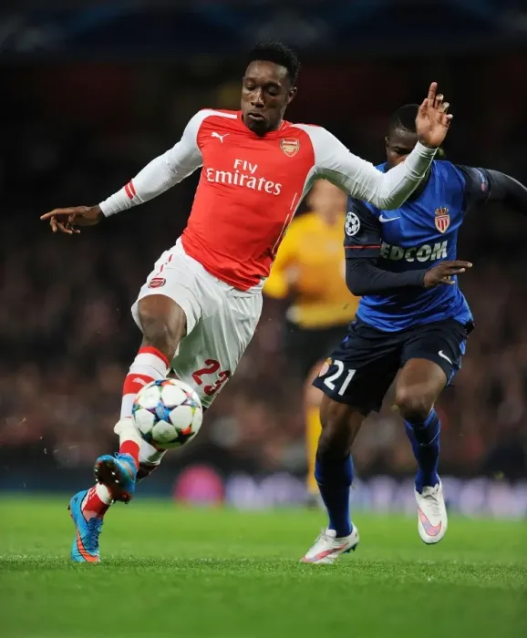 Framed Print : Danny Welbeck Outsmarts Wallace: Arsenal's Thrilling Champions League Triumph Over Monaco (2015) Framed Print : Danny Welbeck Outsmarts Wallace: Arsenal's Thrilling Champions League Triumph Over Monaco (2015)