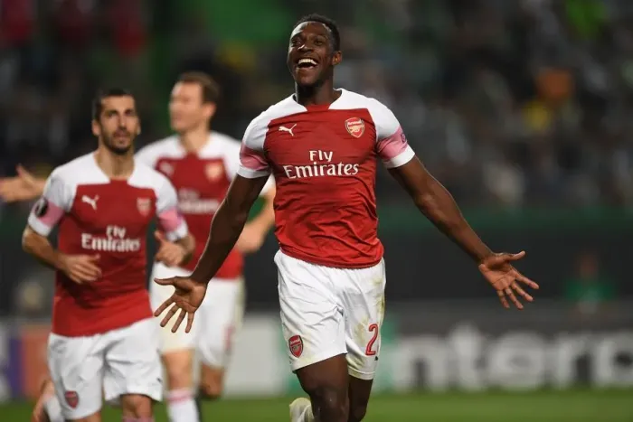 Framed Print : Danny Welbeck Scores for Arsenal in Europa League Showdown against Sporting Lisbon Framed Print : Danny Welbeck Scores for Arsenal in Europa League Showdown against Sporting Lisbon