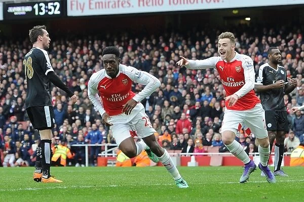 Danny Welbeck Scores Arsenal's Second Goal: Arsenal FC vs Leicester City (2015-16)