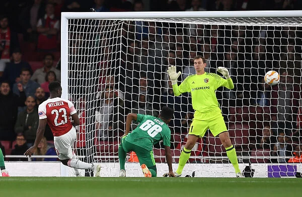 Danny Welbeck Scores Arsenal's Second Goal in Europa League Match against Vorskla Poltava (September 2018)