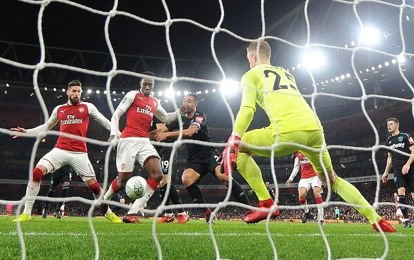 Danny Welbeck Scores the Decisive Goal: Arsenal Triumphs in Carabao Cup Clash vs. West Ham
