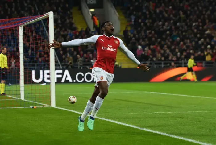 Framed Print : Danny Welbeck Scores First Goal: Arsenal's Europa League Triumph over CSKA Moscow (April 2018) Framed Print : Danny Welbeck Scores First Goal: Arsenal's Europa League Triumph over CSKA Moscow (April 2018)