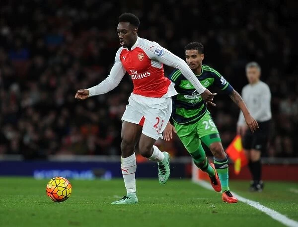 Danny Welbeck Scores Past Kyle Naughton: Arsenal's Victory Over Swansea City (2015-16)