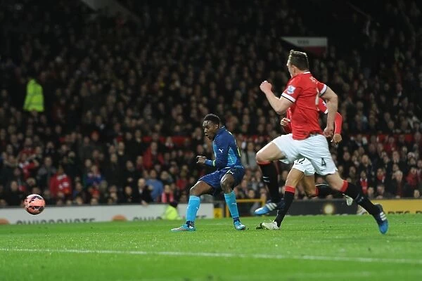 Danny Welbeck Scores the Second Goal: Manchester United vs. Arsenal - FA Cup Quarterfinal, 2015