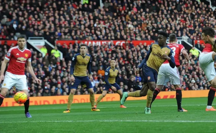 Framed Print : Danny Welbeck Scores Against Former Team: Arsenal's Victory Over Manchester United, Premier League 2015 / 16 Framed Print : Danny Welbeck Scores Against Former Team: Arsenal's Victory Over Manchester United, Premier League 2015 / 16