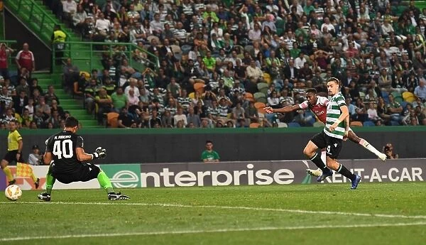 Danny Welbeck Scores the Winning Goal: Arsenal's Europa League Victory over Sporting CP, Lisbon 2018