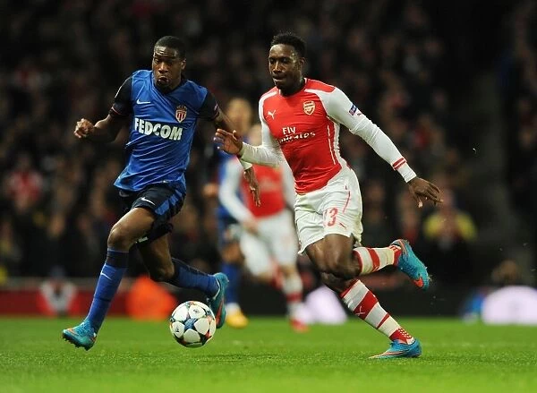 Danny Welbeck vs. Geoffrey Kondogbia: Battle in the Arsenal v Monaco UEFA Champions League Clash