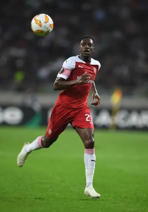 Framed Print : Danny Welbeck vs Michel: Arsenal's Europa League Battle in Baku Framed Print : Danny Welbeck vs Michel: Arsenal's Europa League Battle in Baku