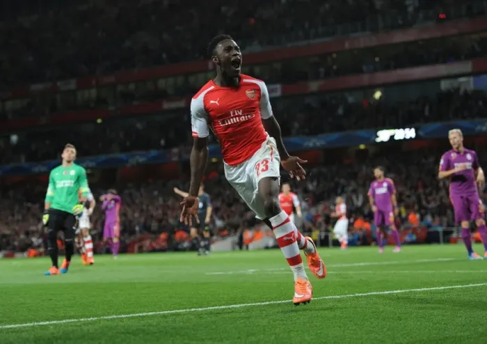 Framed Print : Danny Welbeck's Hat-Trick: Arsenal's 4-Goal Rampage in Champions League vs. Galatasaray Framed Print : Danny Welbeck's Hat-Trick: Arsenal's 4-Goal Rampage in Champions League vs. Galatasaray