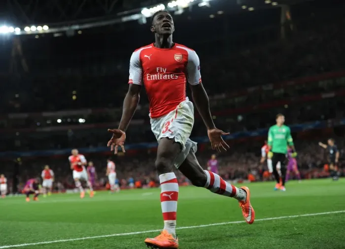 Framed Print : Danny Welbeck's Hat-Trick: Arsenal's Thrilling Victory Over Galatasaray in the 2014 / 15 Champions League Framed Print : Danny Welbeck's Hat-Trick: Arsenal's Thrilling Victory Over Galatasaray in the 2014 / 15 Champions League