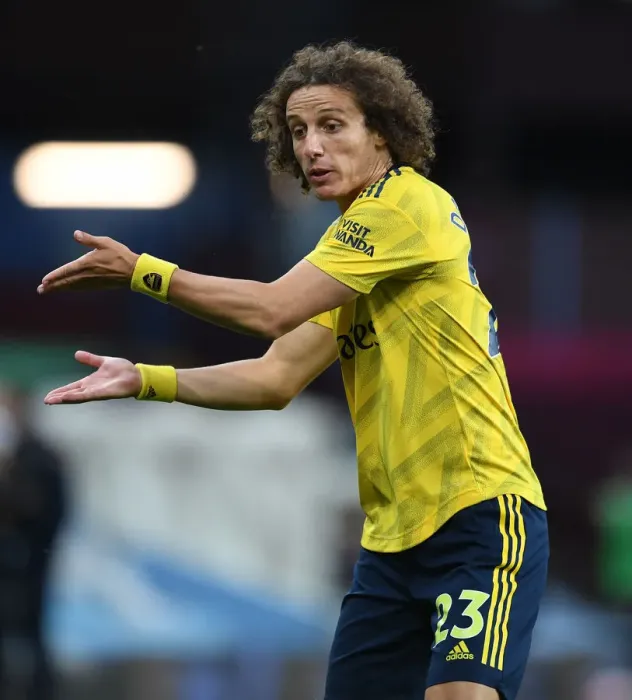 Framed Print : David Luiz in Action: Arsenal vs. Aston Villa, Premier League 2019-2020 Framed Print : David Luiz in Action: Arsenal vs. Aston Villa, Premier League 2019-2020
