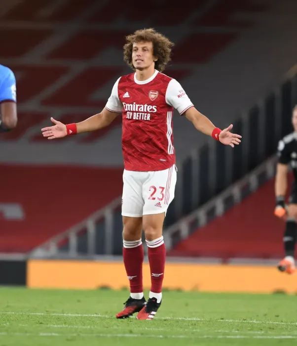 Framed Print : David Luiz in Action: Arsenal vs West Ham United (2020-21) - Emirates Stadium, London Framed Print : David Luiz in Action: Arsenal vs West Ham United (2020-21) - Emirates Stadium, London