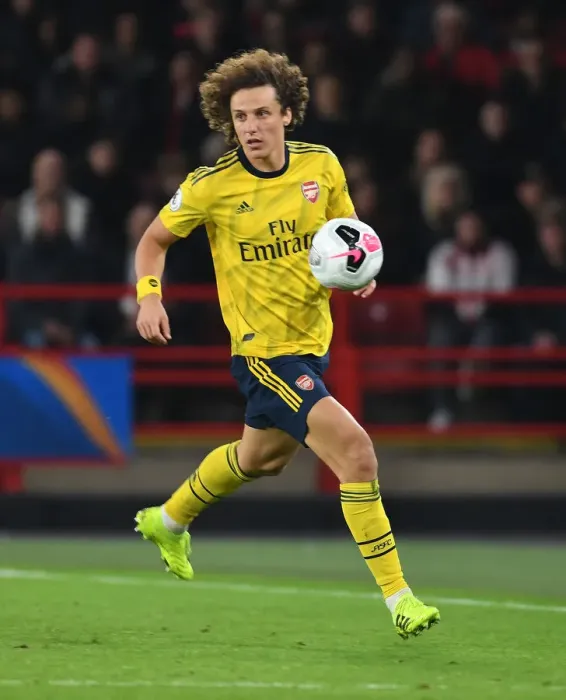 Framed Print : David Luiz in Action: Sheffield United vs. Arsenal, Premier League 2019-20 Framed Print : David Luiz in Action: Sheffield United vs. Arsenal, Premier League 2019-20