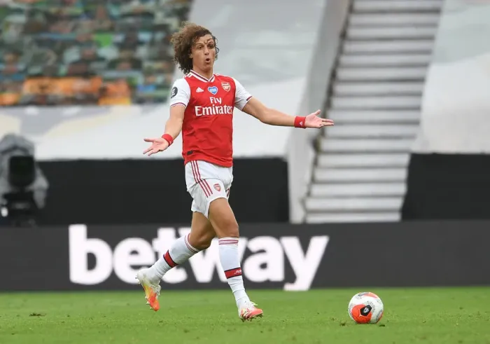 Framed Print : David Luiz in Action: Wolverhampton Wanderers vs Arsenal FC, Premier League 2019-2020 Framed Print : David Luiz in Action: Wolverhampton Wanderers vs Arsenal FC, Premier League 2019-2020
