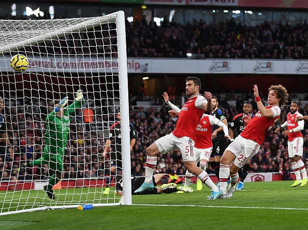 David Luiz Scores His Second: Arsenal's Victory Against Crystal Palace in the 2019-20 Premier League
