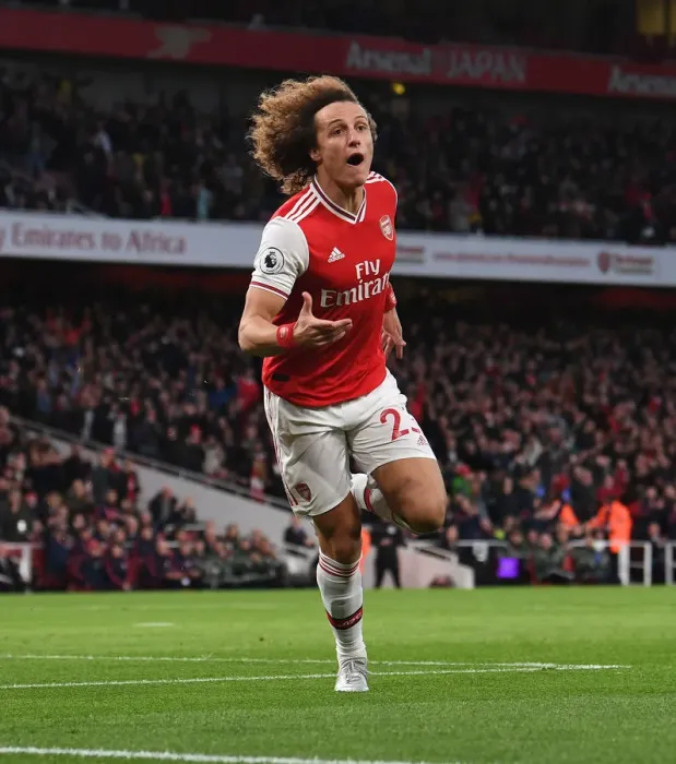 Framed Print : David Luiz Scores His Second: Arsenal's Victory Over Crystal Palace (2019-20) Framed Print : David Luiz Scores His Second: Arsenal's Victory Over Crystal Palace (2019-20)