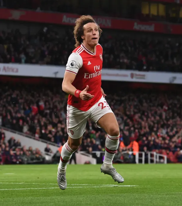 Framed Print : David Luiz Scores His Second: Arsenal's Victory Over Crystal Palace (2019-20) Framed Print : David Luiz Scores His Second: Arsenal's Victory Over Crystal Palace (2019-20)