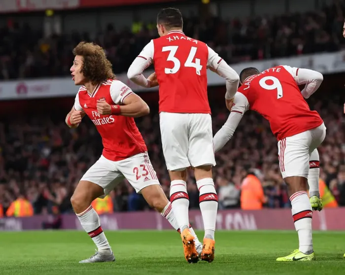 Framed Print : David Luiz Scores His Second: Arsenal's Victory Over Crystal Palace (2019-20 Premier League) Framed Print : David Luiz Scores His Second: Arsenal's Victory Over Crystal Palace (2019-20 Premier League)