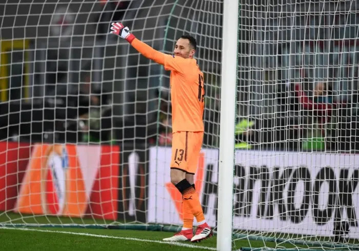 Framed Print : David Ospina in Action: Arsenal vs. AC Milan, UEFA Europa League 2018 Framed Print : David Ospina in Action: Arsenal vs. AC Milan, UEFA Europa League 2018