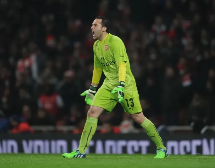 Framed Print : David Ospina: Arsenal's FA Cup Goalkeeper vs Hull City (2014-15)