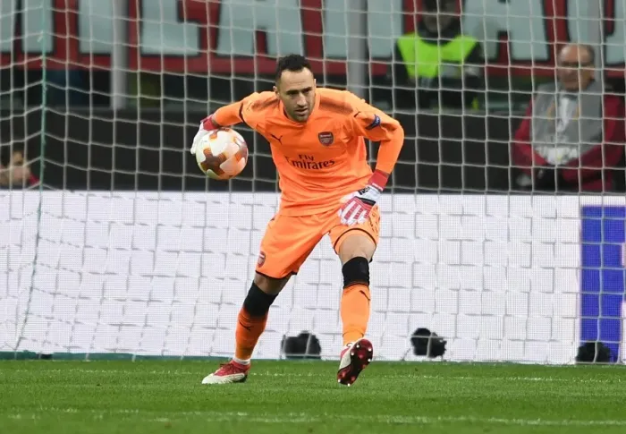 Framed Print : David Ospina: Arsenal's Wall in Milan's Europa League Battle (2018)