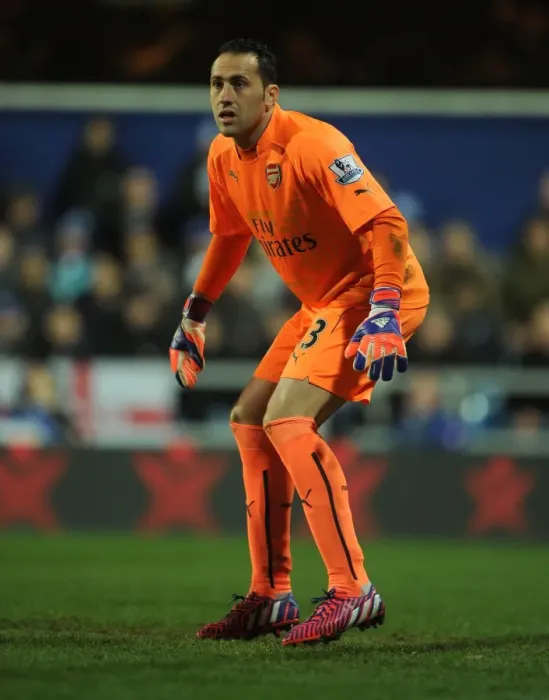 Framed Print : David Ospina Focused: Queens Park Rangers vs Arsenal, Premier League 2015
