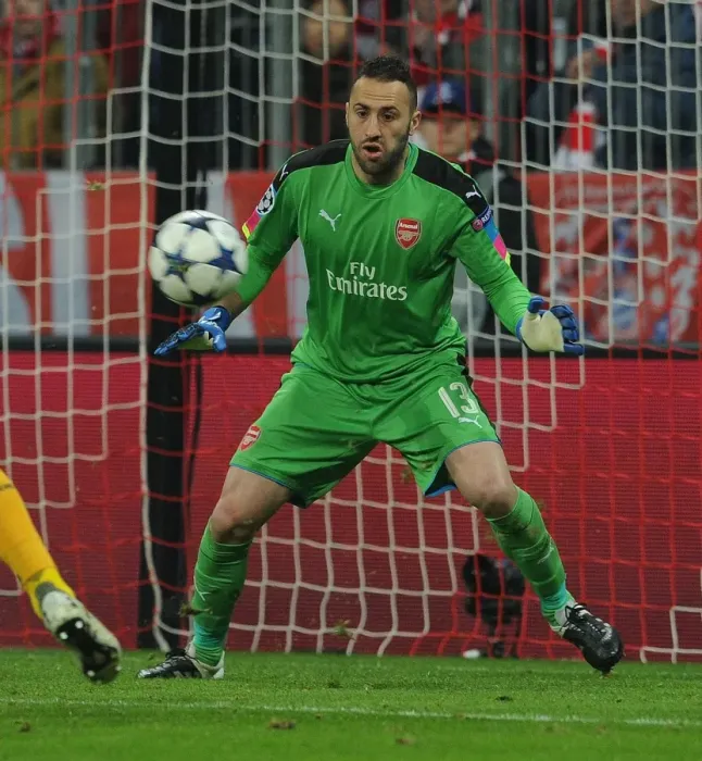 Framed Print : David Ospina vs. Bayern Munich: Arsenal's Goalkeeper Battle in Champions League Showdown Framed Print : David Ospina vs. Bayern Munich: Arsenal's Goalkeeper Battle in Champions League Showdown
