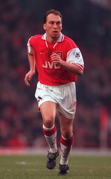 David Platt in Action for Arsenal Football Club