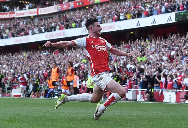 Declan Rice Stuns Manchester United: Thrilling Second Goal for Arsenal (2023-24)