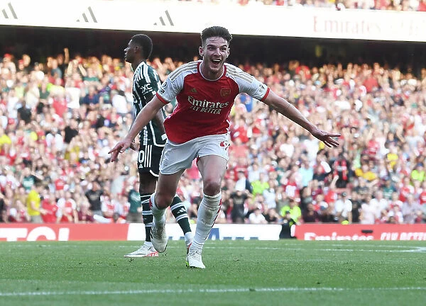 Declan Rice's Decisive Goal: Arsenal's Thrilling Victory over Manchester United in the 2023-24 Premier League