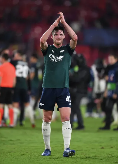 Framed Print : Declan Rice's Emotional Moment: Sevilla vs. Arsenal in the Champions League (2023-24) Framed Print : Declan Rice's Emotional Moment: Sevilla vs. Arsenal in the Champions League (2023-24)