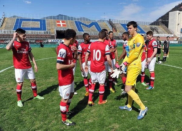Dejan Iliev (Arsenal). Arsenal U19 1: 3 Sporting Lisbon U19. Nextgen Series 3rd Place Play-off