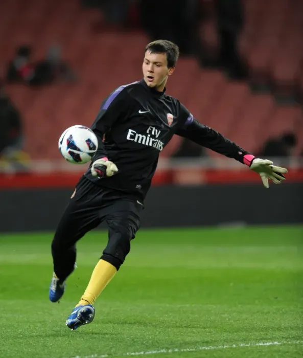 Framed Print : Dejan Iliev: Arsenal U19's Focused Pre-Match Moment before 1:0 Win vs CSKA Moscow U19, NextGen Series Quarterfinals, Emirates Stadium (2013) Framed Print : Dejan Iliev: Arsenal U19's Focused Pre-Match Moment before 1:0 Win vs CSKA Moscow U19, NextGen Series Quarterfinals, Emirates Stadium (2013)
