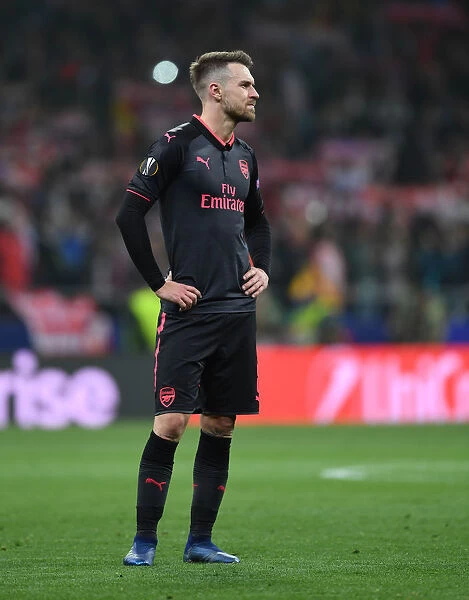 Dejected Aaron Ramsey: Atletico Madrid Outshines Arsenal in Europa League Semi-Final