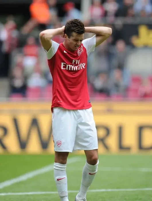 Framed Print : Dejected Carl Jenkinson After His Own Goal: Cologne vs Arsenal Pre-Season Friendly Framed Print : Dejected Carl Jenkinson After His Own Goal: Cologne vs Arsenal Pre-Season Friendly
