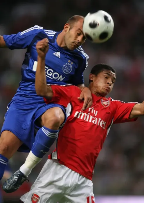 Framed Print : Denilson (Arsenal) Gabri (Ajax) Framed Print : Denilson (Arsenal) Gabri (Ajax)