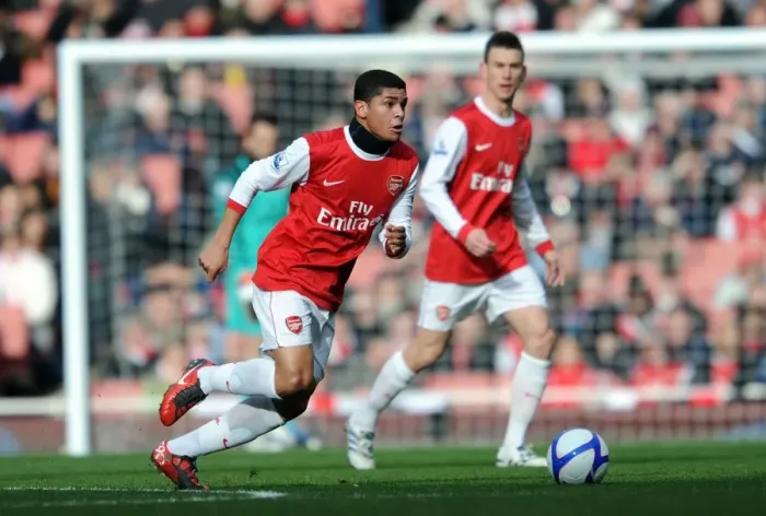 Framed Print : Denilson Scores the Winner: Arsenal Triumphs over Huddersfield Town in FA Cup 4th Round at Emirates Stadium