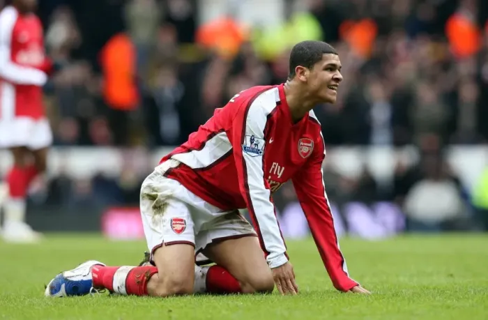 Framed Print : Denilson's Defensive Display: Arsenal Holds Tottenham Scoreless in Barclays Premier League Rivalry Framed Print : Denilson's Defensive Display: Arsenal Holds Tottenham Scoreless in Barclays Premier League Rivalry