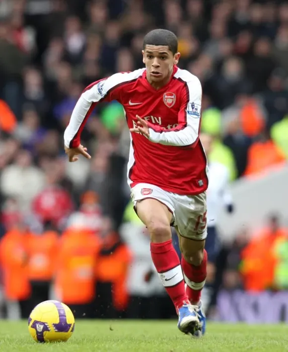 Framed Print : Denilson's Defiant Performance: Arsenal Holds Tottenham Scoreless at White Hart Lane (8 / 2 / 09)