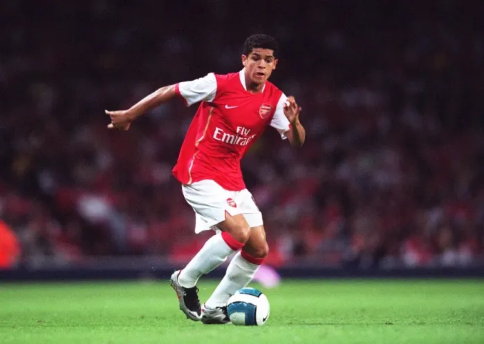 Framed Print : Denilson's Dominance: Arsenal Crushes Sparta Prague 3-0 in UEFA Champions League