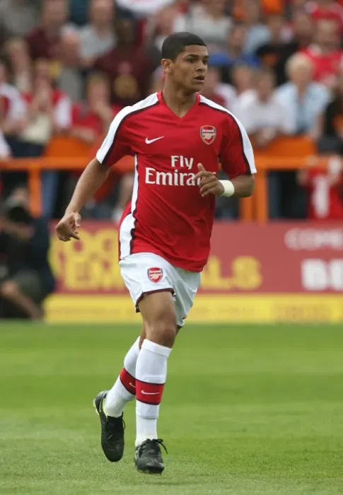 Framed Print : Denilson's Star Performance: Arsenal's 2-1 Pre-Season Win Against Barnet (2008) Framed Print : Denilson's Star Performance: Arsenal's 2-1 Pre-Season Win Against Barnet (2008)